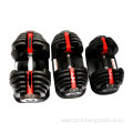 sports 40 kg 17-speed adjustable dumbbells muscle training